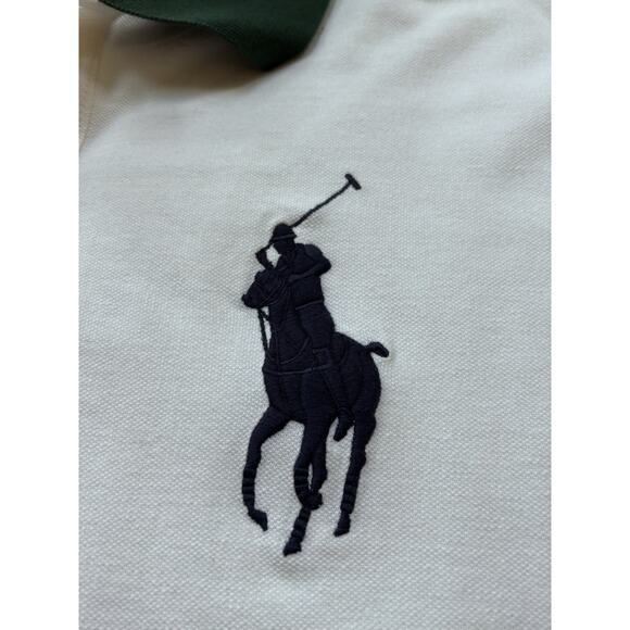 Vtg Ralph Lauren Polo Shirt XLT White Big Pony Tartan Plaid Neck Trim & 3 NWT - Picture 7 of 7